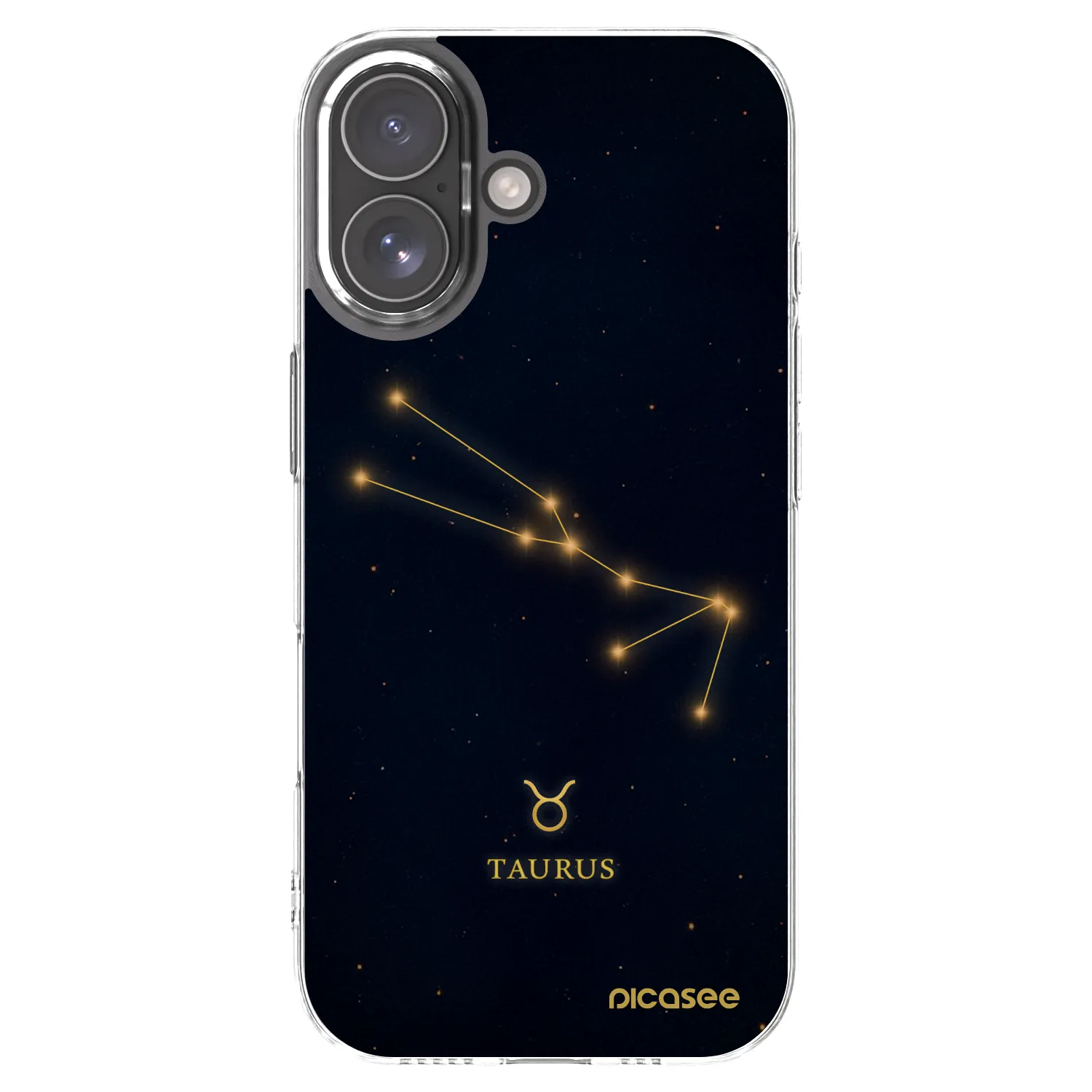 Picasee silikonska prozirna maskica za Apple iPhone 17 - TAURUS