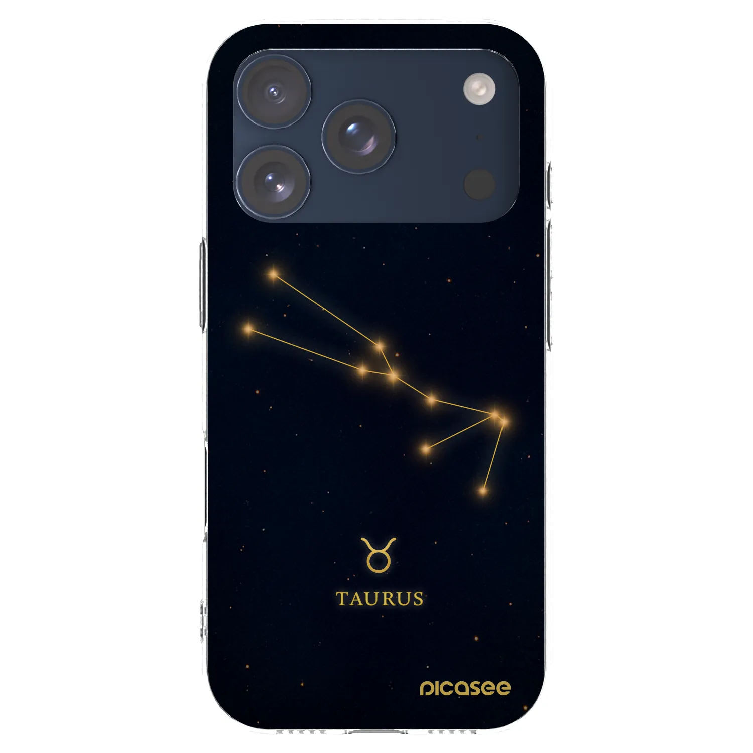 Picasee silikonska prozirna maskica za Apple iPhone 17 Pro - TAURUS
