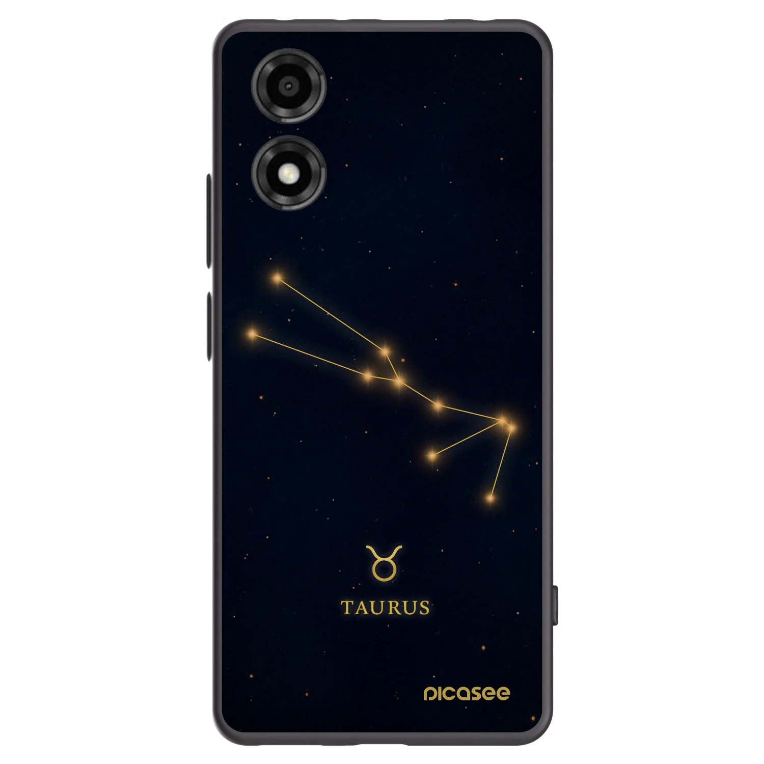 Picasee crna silikonska maskica za Motorola Moto E14 - TAURUS