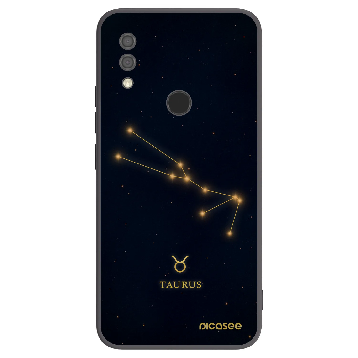 Picasee crna silikonska maskica za Xiaomi Redmi 7 - TAURUS