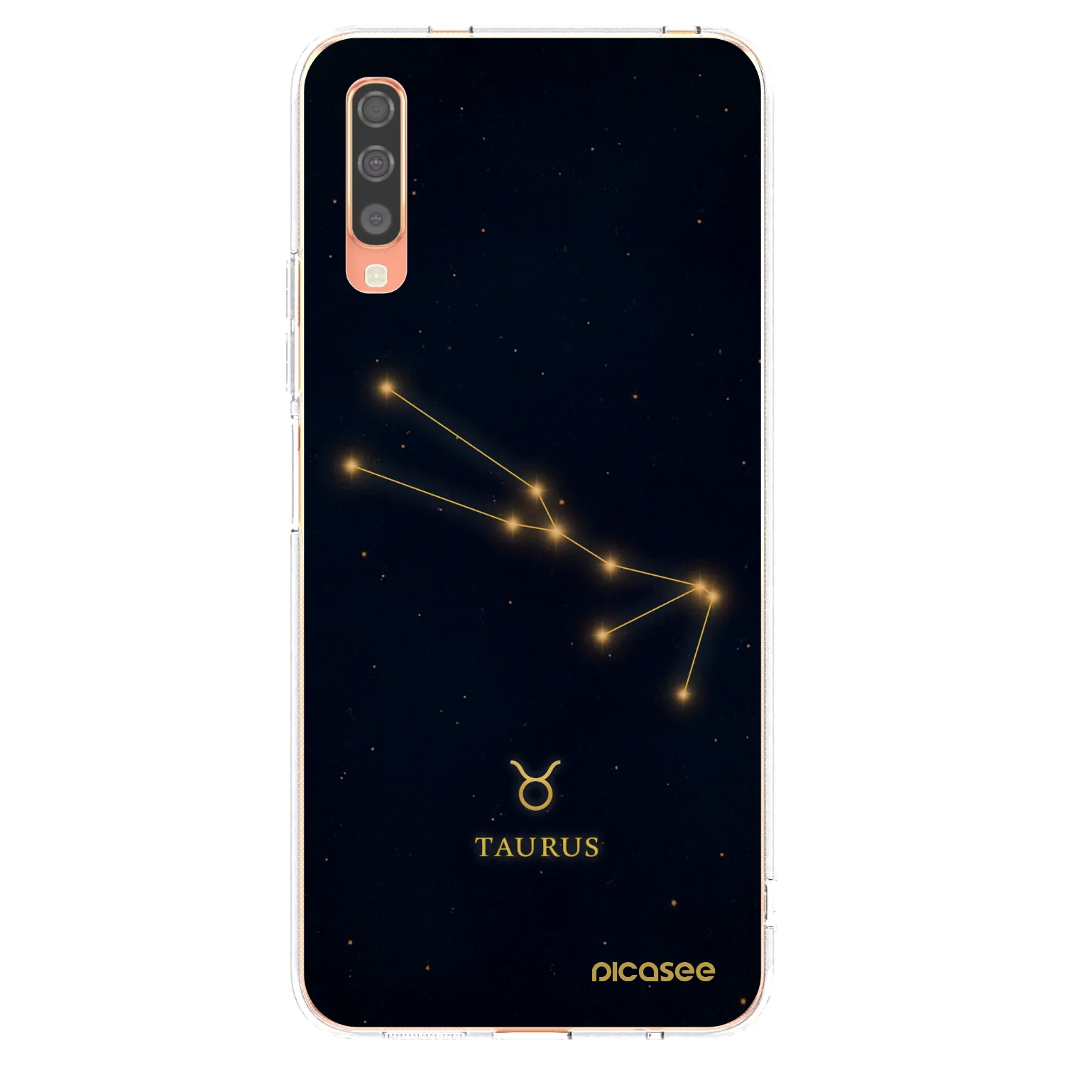 Picasee silikonska prozirna maskica za Samsung Galaxy A70 A705F - TAURUS