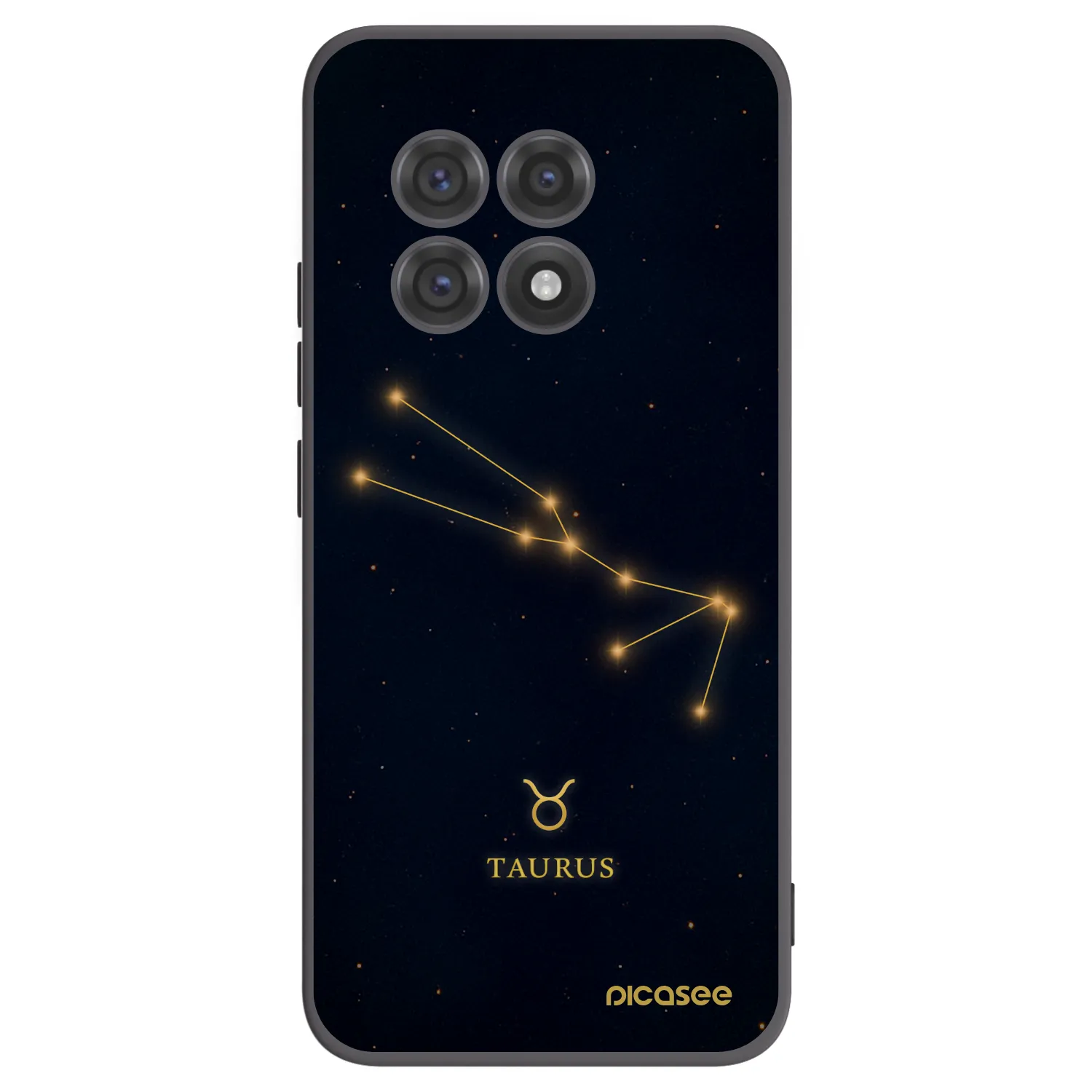 Picasee crna silikonska maskica za OnePlus 13R 5G - TAURUS