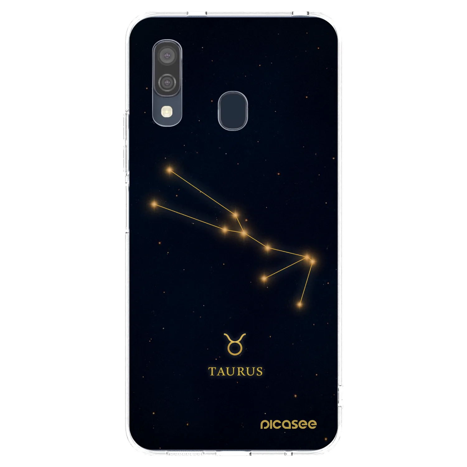 Picasee silikonska prozirna maskica za Samsung Galaxy A40 A405F - TAURUS