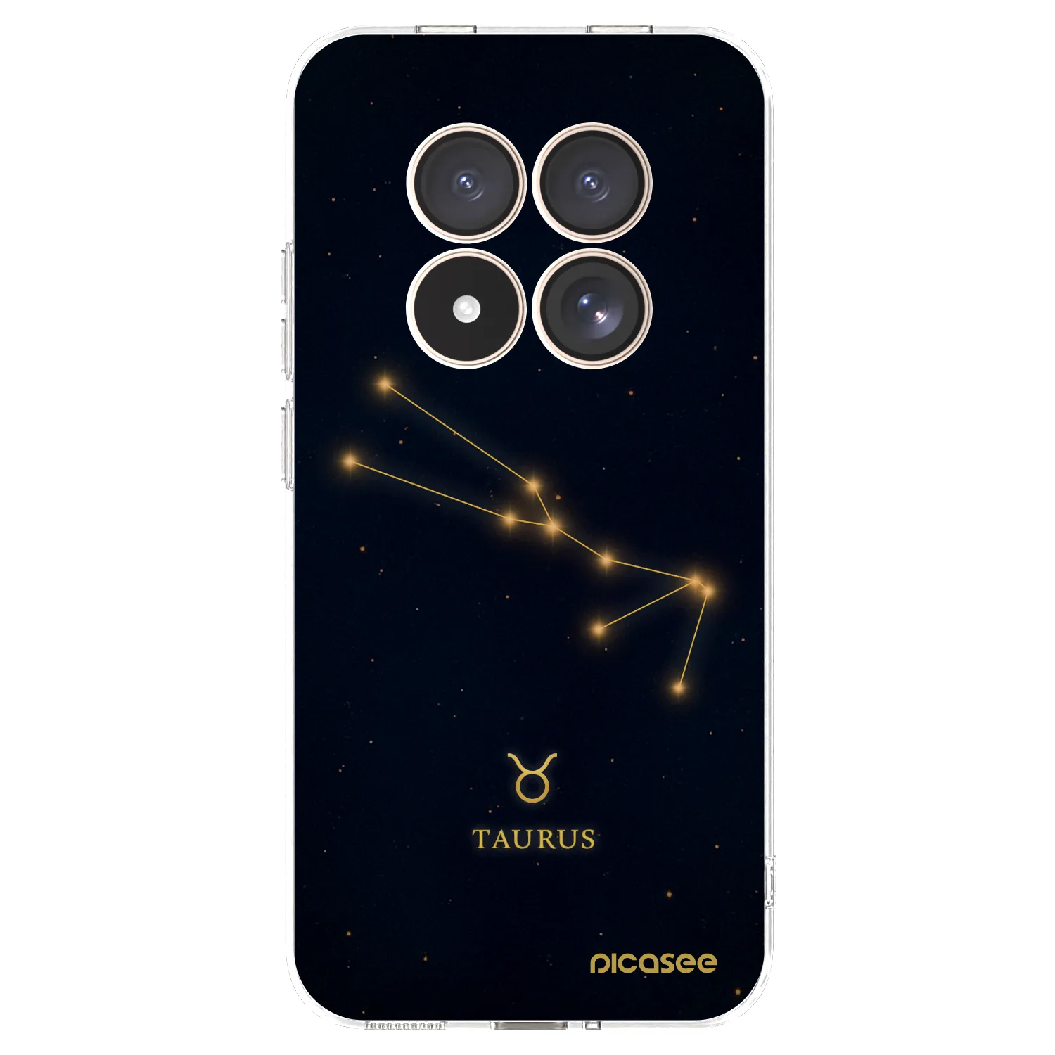 Picasee silikonska prozirna maskica za Xiaomi Redmi Note 15 Pro 4G - TAURUS