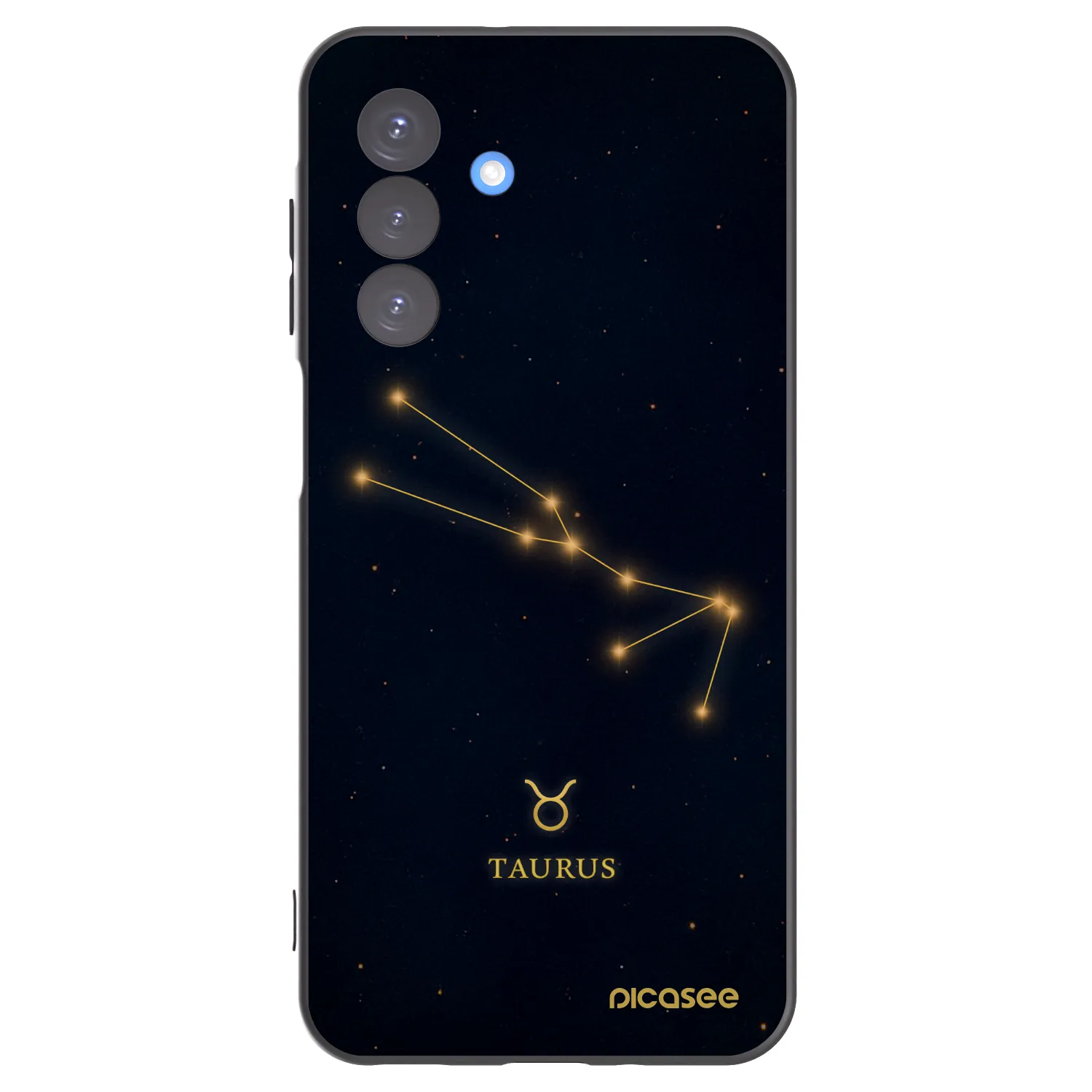 Picasee crna silikonska maskica za Samsung Galaxy A17 5G - TAURUS