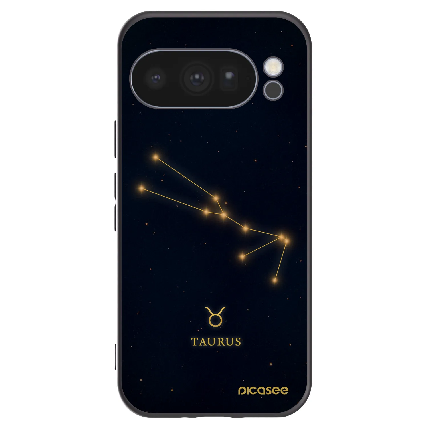 Picasee crna silikonska maskica za Google Pixel 10 Pro - TAURUS
