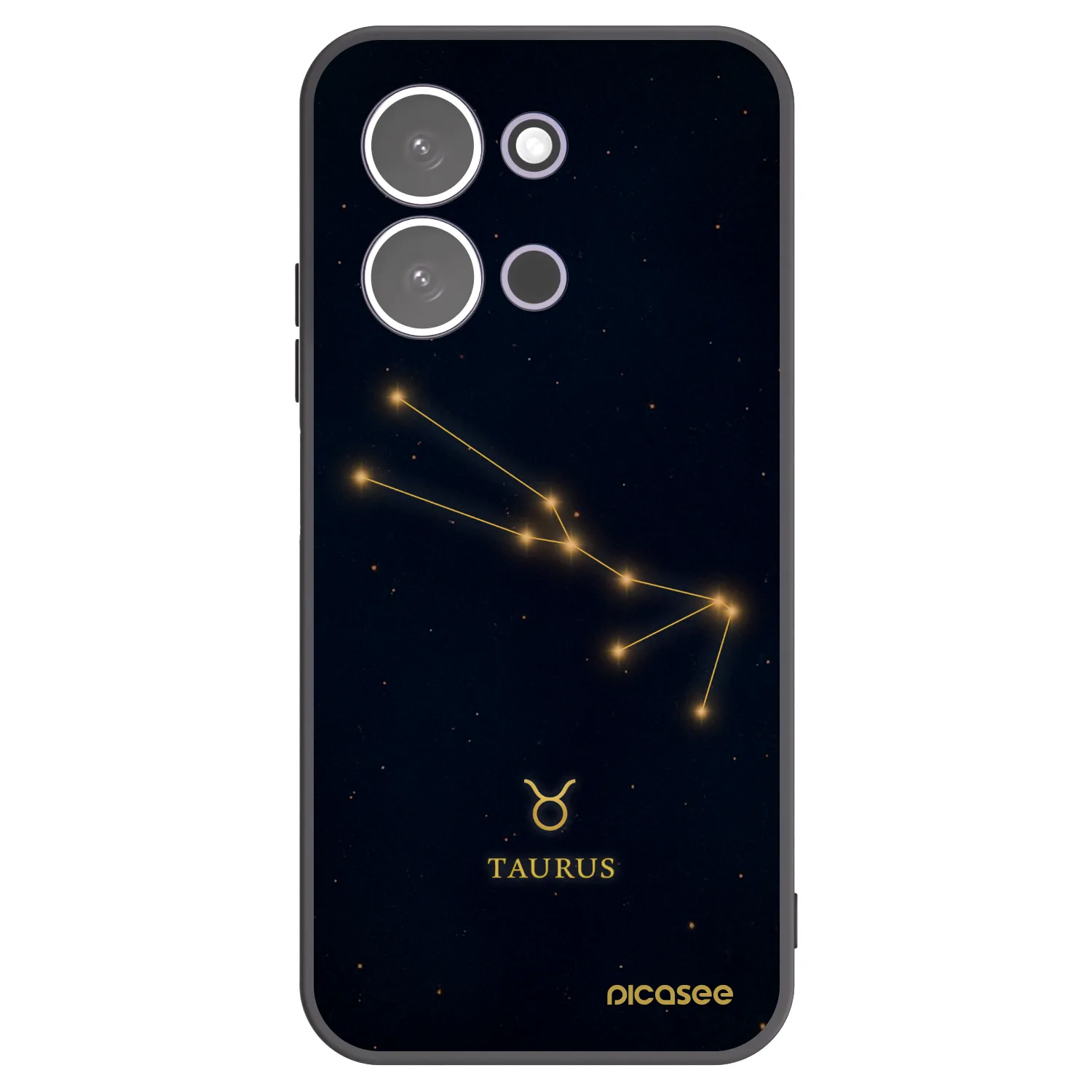 Picasee crna silikonska maskica za Xiaomi Redmi 15C 5G - TAURUS