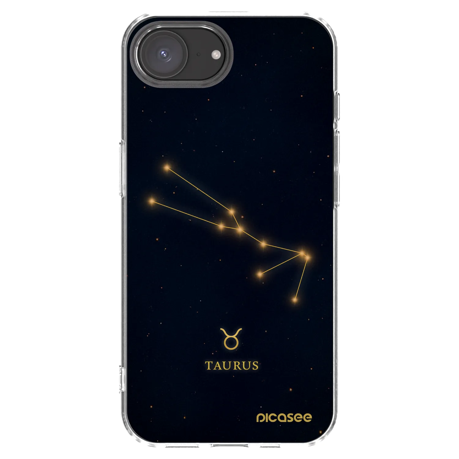 Picasee silikonska prozirna maskica za Apple iPhone 17e - TAURUS