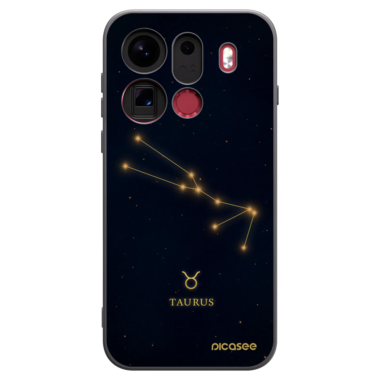 Picasee crna silikonska maskica za OPPO Find X9 Pro - TAURUS