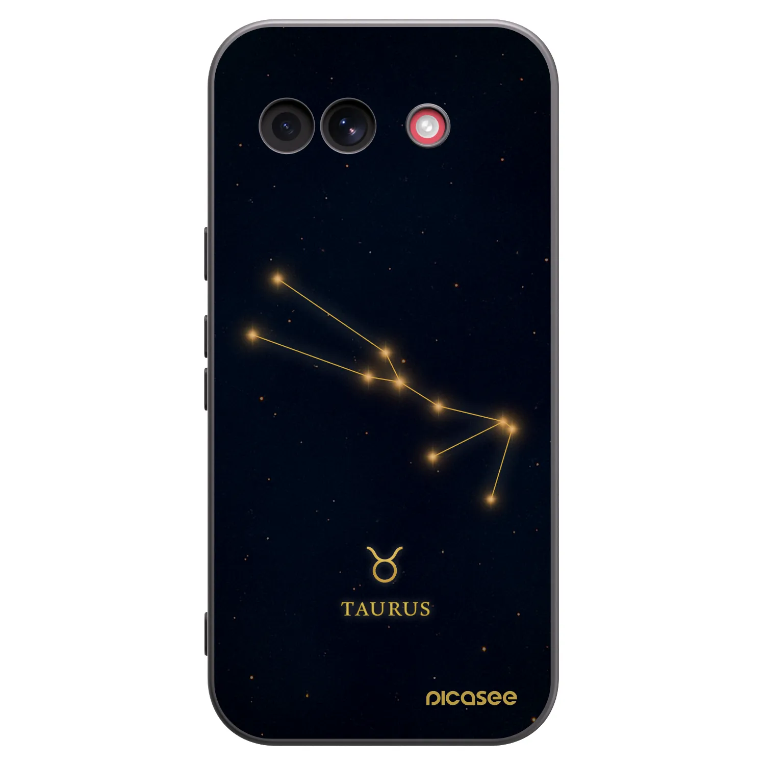 Picasee crna silikonska maskica za Google Pixel 10a - TAURUS