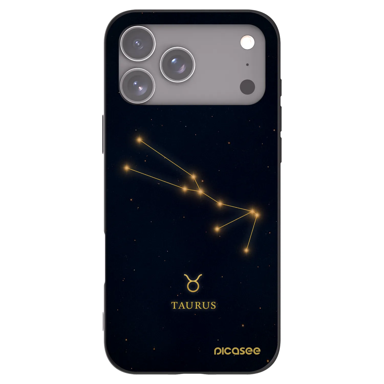 Picasee crna silikonska maskica za Apple iPhone 18 Pro Max - TAURUS