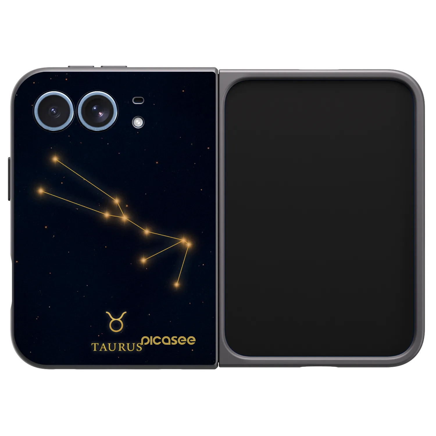 Picasee crna silikonska maskica za Apple iPhone Ultra - TAURUS
