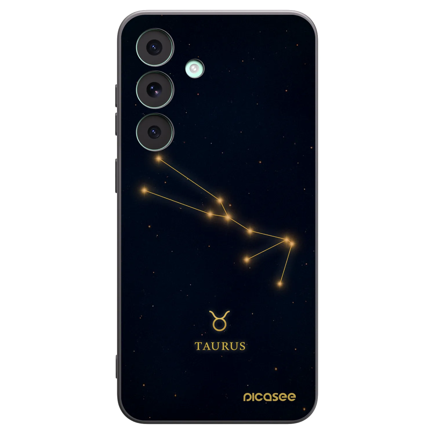 Picasee crna silikonska maskica za Samsung Galaxy S26 FE - TAURUS
