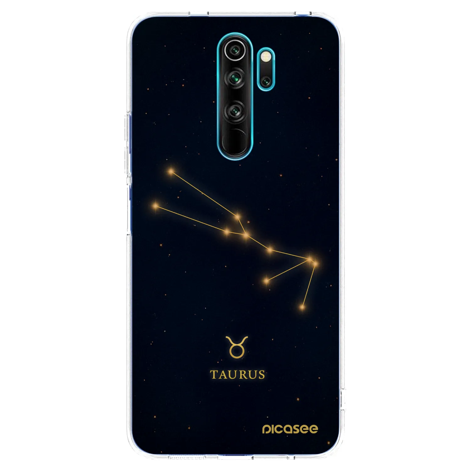 Picasee silikonska prozirna maskica za Xiaomi Redmi Note 8 Pro - TAURUS