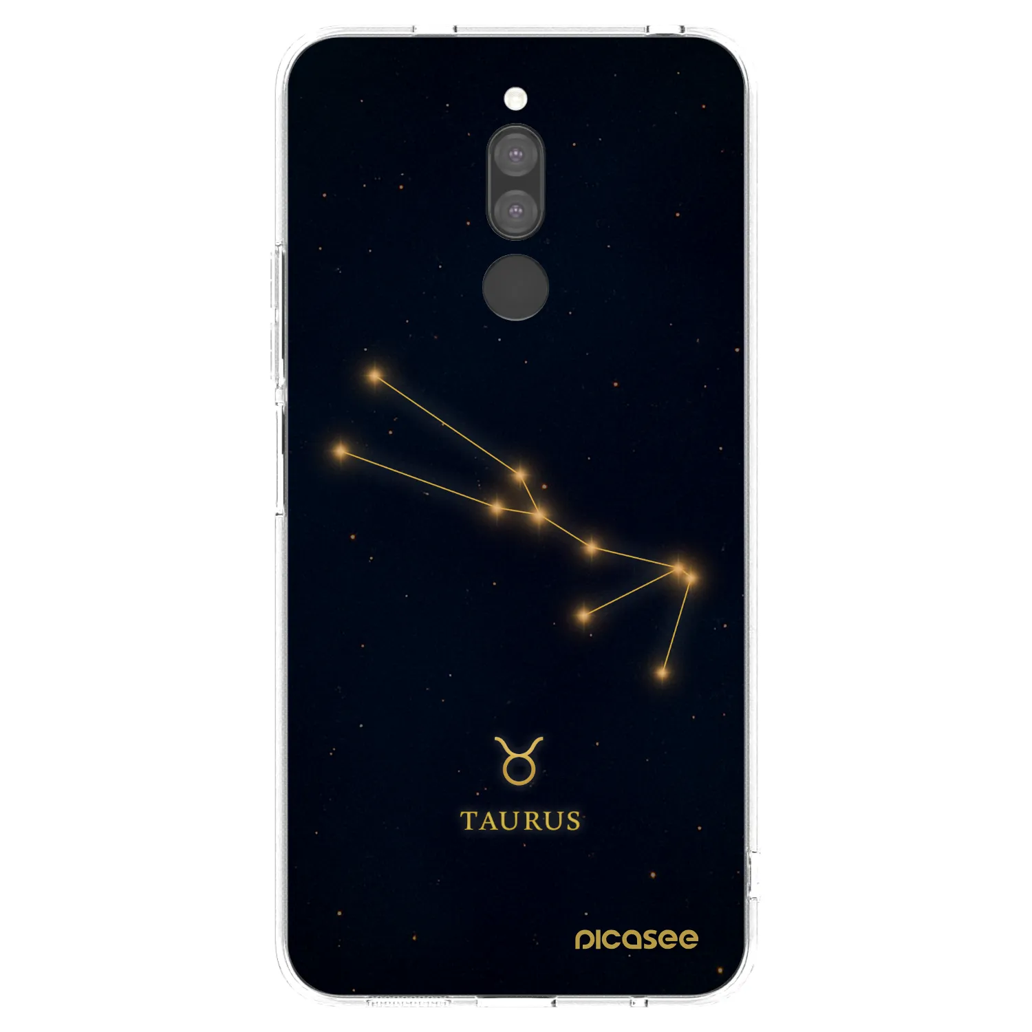 Picasee silikonska prozirna maskica za Xiaomi Redmi 8 - TAURUS