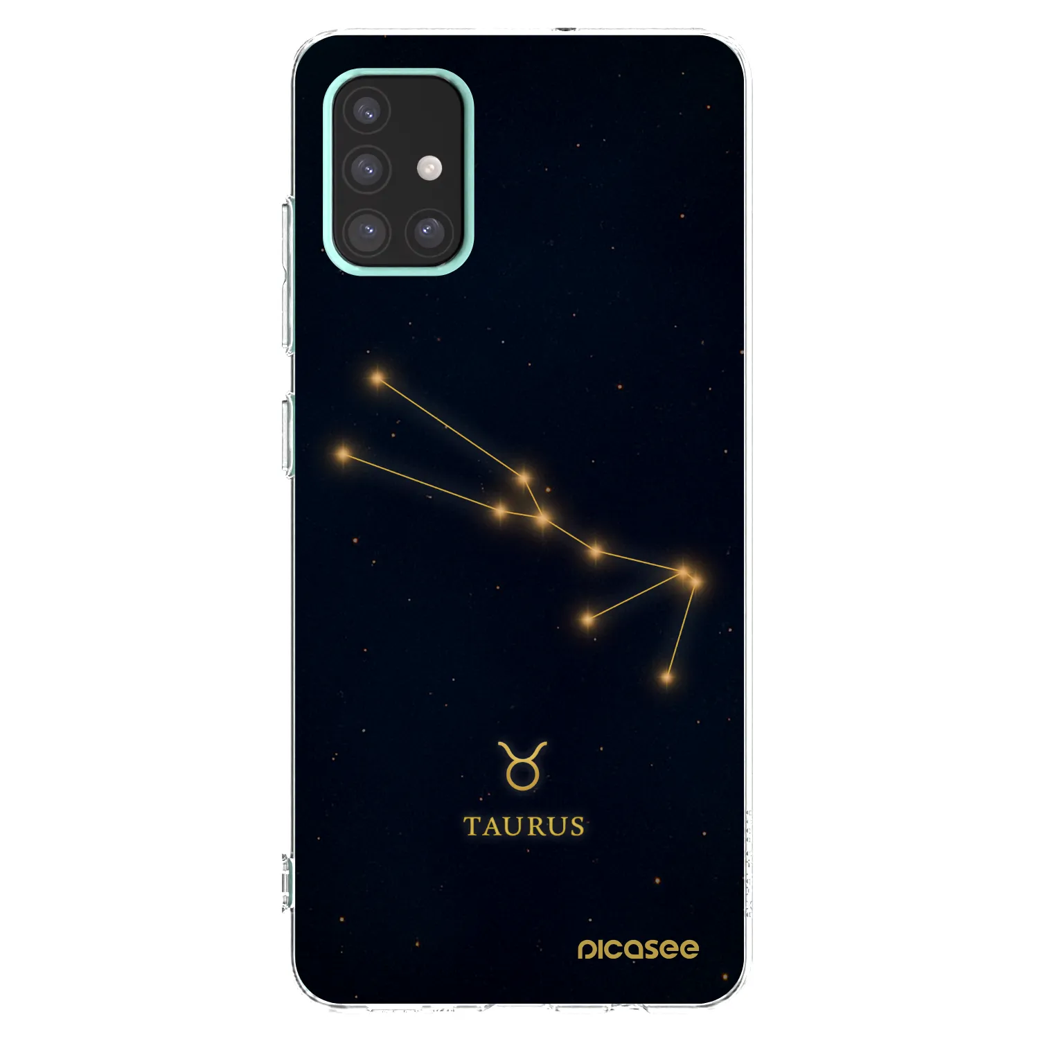 Picasee silikonska prozirna maskica za Samsung Galaxy A51 A515F - TAURUS