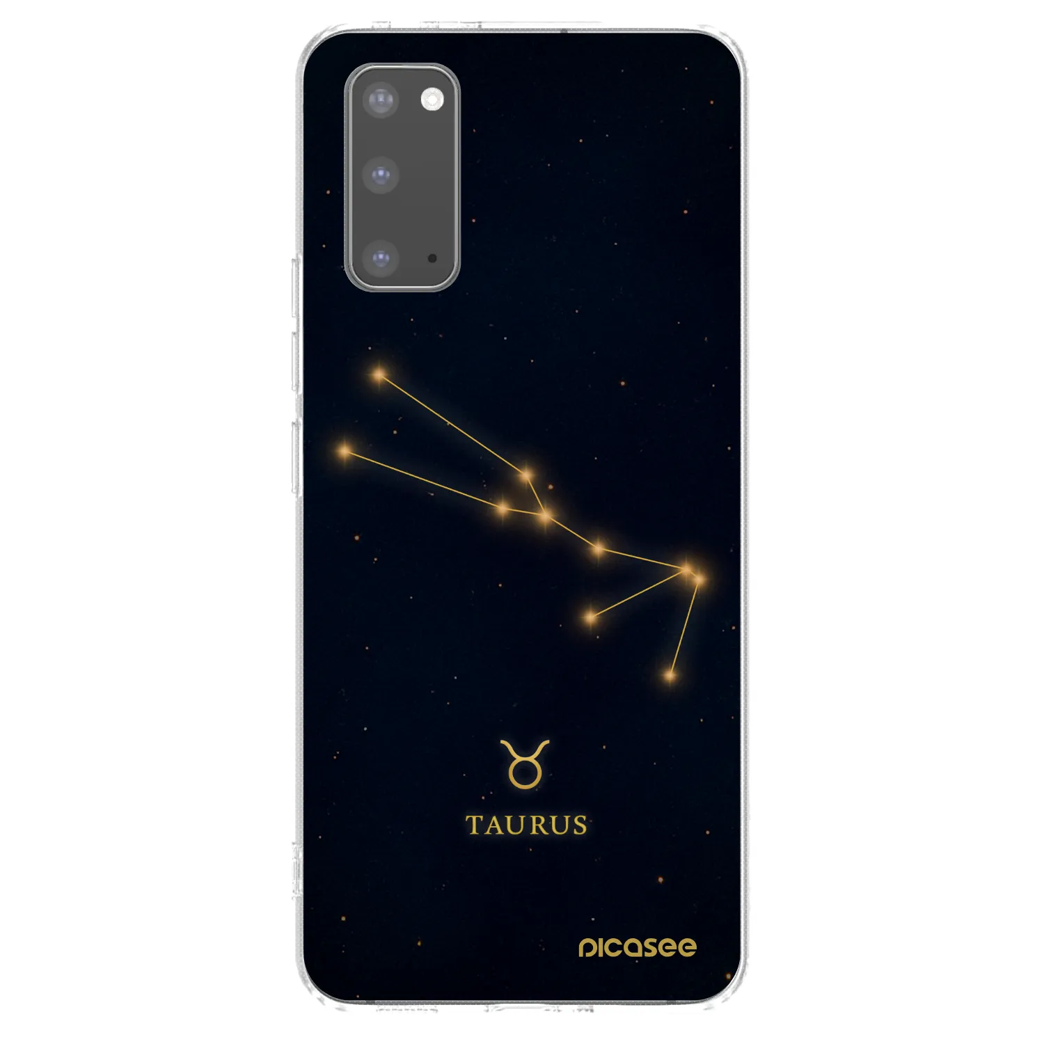 Picasee silikonska prozirna maskica za Samsung Galaxy S20 G980F - TAURUS