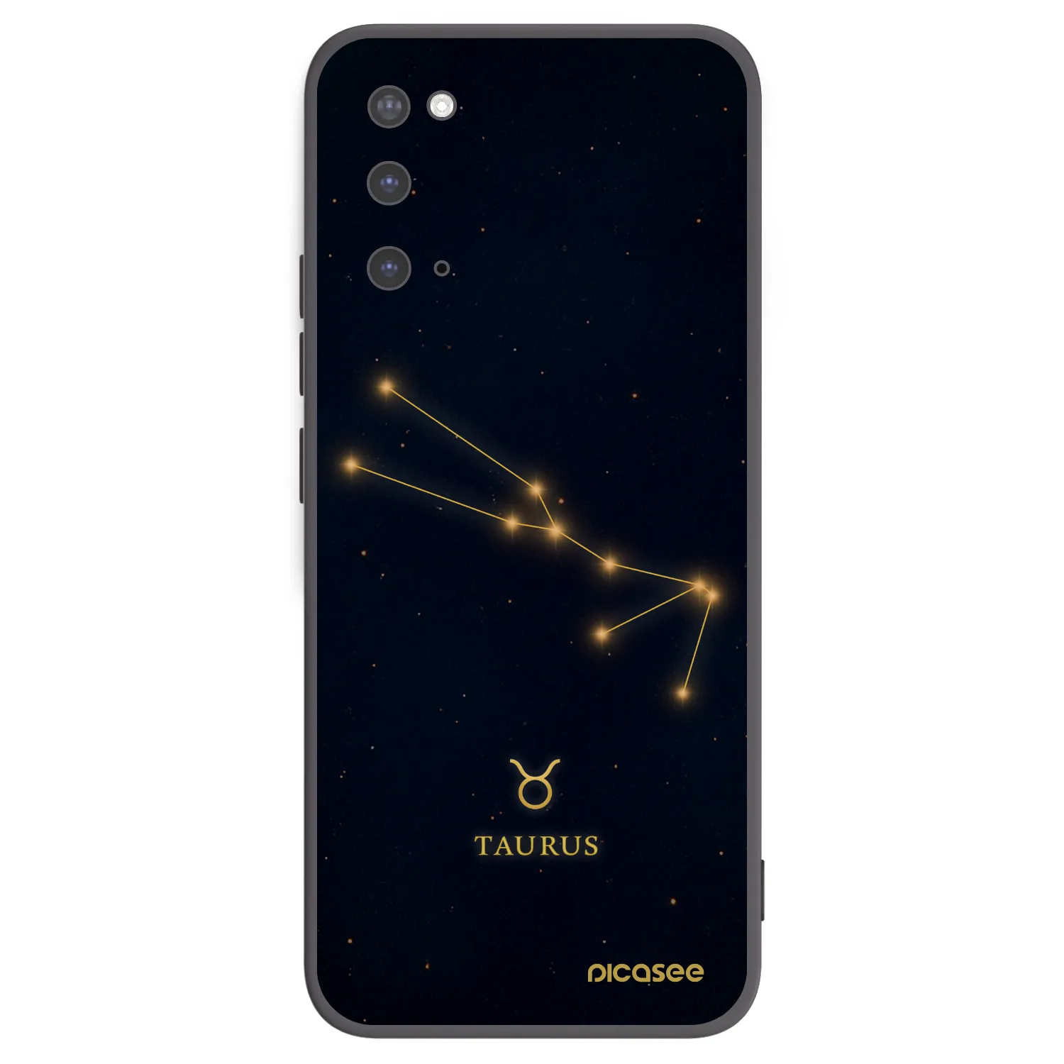 Picasee crna silikonska maskica za Samsung Galaxy S20 G980F - TAURUS