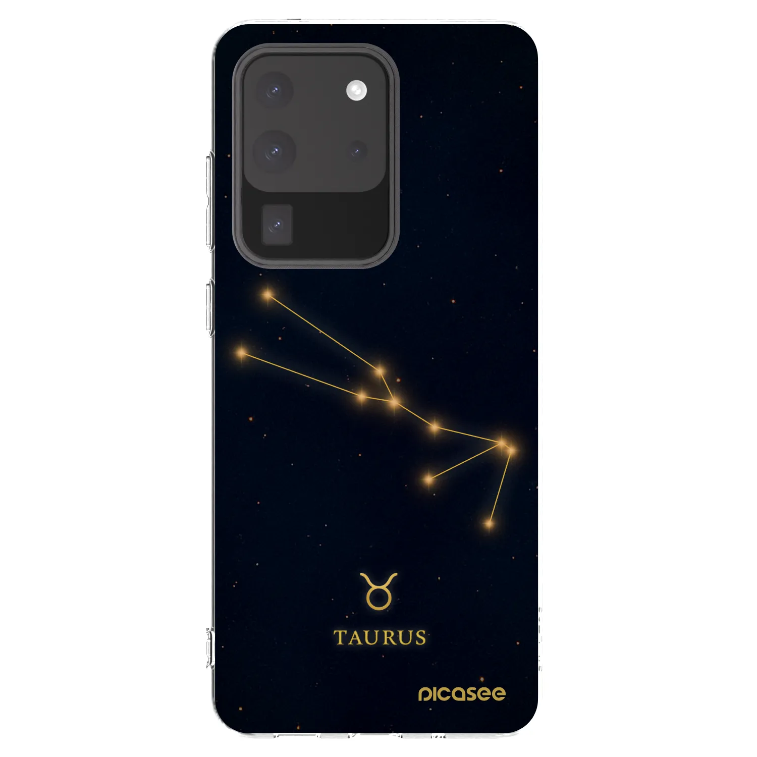 Picasee silikonska prozirna maskica za Samsung Galaxy S20 Ultra 5G G988F - TAURUS