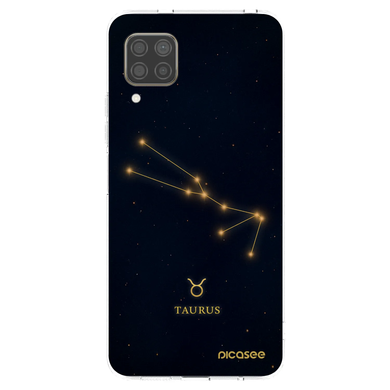 Picasee silikonska prozirna maskica za Huawei P40 Lite - TAURUS