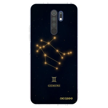 Picasee silikonska prozirna maskica za Xiaomi Redmi 9 - GEMINI