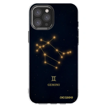 Picasee silikonska prozirna maskica za Apple iPhone 12 Pro Max - GEMINI