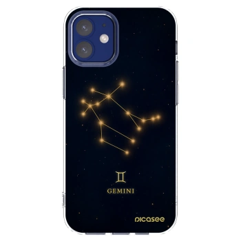 Picasee silikonska prozirna maskica za Apple iPhone 12 mini - GEMINI