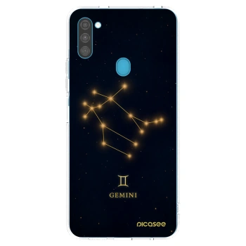 Picasee silikonska prozirna maskica za Samsung Galaxy M11 - GEMINI