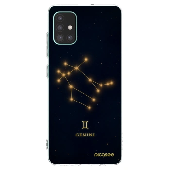 Picasee silikonska prozirna maskica za Samsung Galaxy M51 M515F - GEMINI