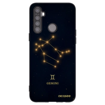 Picasee crna silikonska maskica za Realme 6i - GEMINI