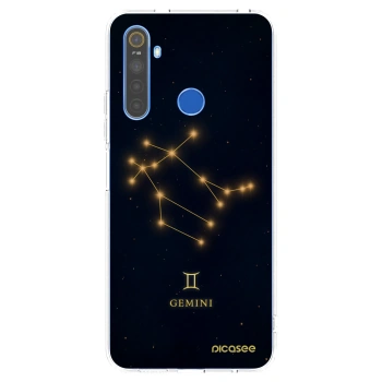 Picasee silikonska prozirna maskica za Realme 5 - GEMINI