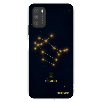 Picasee silikonska prozirna maskica za Xiaomi Poco M3 - GEMINI
