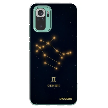 Picasee silikonska prozirna maskica za Xiaomi Redmi Note 10 Pro - GEMINI