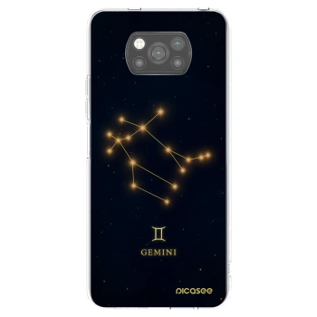 Picasee crna silikonska maskica za Xiaomi Poco X3 Pro - GEMINI