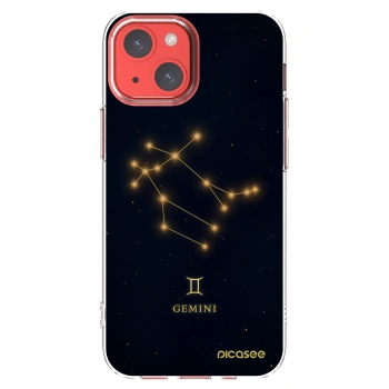 Picasee silikonska prozirna maskica za Apple iPhone 13 mini - GEMINI