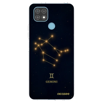 Picasee silikonska prozirna maskica za Realme C21 - GEMINI