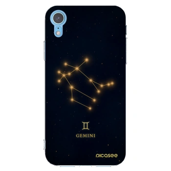 Picasee silikonska prozirna maskica za Apple iPhone XR - GEMINI
