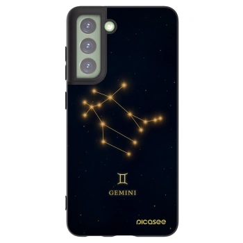 Picasee crna silikonska maskica za Samsung Galaxy S21 FE 5G - GEMINI