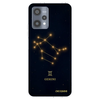 Picasee silikonska prozirna maskica za Realme 9 Pro 5G - GEMINI