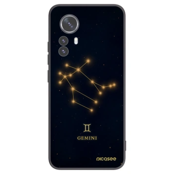 Picasee crna silikonska maskica za Xiaomi 12 Pro - GEMINI
