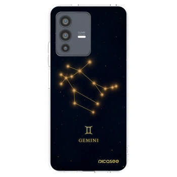 Picasee silikonska prozirna maskica za Vivo V23 5G - GEMINI