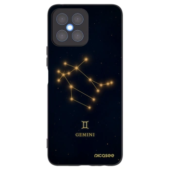 Picasee crna silikonska maskica za Honor X8 4G - GEMINI
