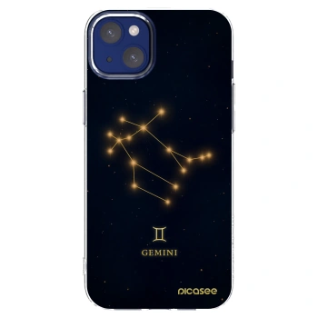Picasee silikonska prozirna maskica za Apple iPhone 14 Plus - GEMINI
