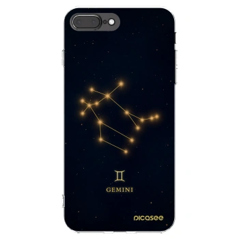 Picasee silikonska prozirna maskica za Apple iPhone 8 Plus - GEMINI