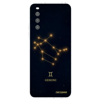 Picasee silikonska prozirna maskica za Sony Xperia 10 IV 5G - GEMINI