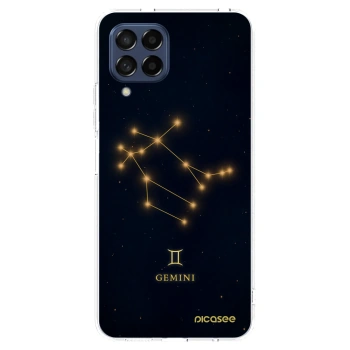 Picasee silikonska prozirna maskica za Samsung Galaxy M53 5G - GEMINI