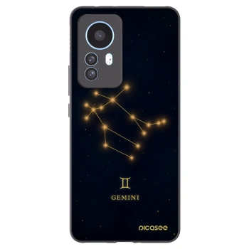 Picasee crna silikonska maskica za Xiaomi 12T - GEMINI