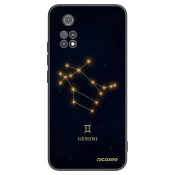 Picasee crna silikonska maskica za Xiaomi Poco M4 Pro - GEMINI