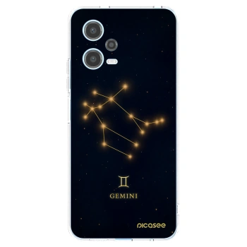 Picasee silikonska prozirna maskica za Xiaomi Redmi Note 12 5G - GEMINI