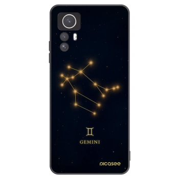 Picasee crna silikonska maskica za Xiaomi Redmi Note 12S - GEMINI